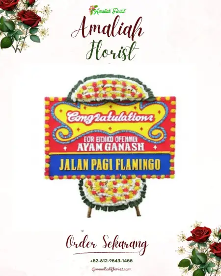 Sewa Papan Bunga Manjungan